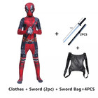 Deadpool Kids Cosplay Costume Superhero Jumpsuit Halloween Party Outfits
