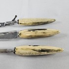 Vintage Meat Carving Set True Edge Ontario Knife Co Never Stain Steel Unique 