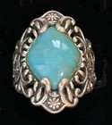 Carolyn Pollack Sterling Silver And Turquoise Ring