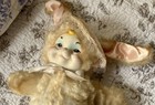 Vintage 1950 s Rare Rushton Bunny Rubber Face W Hat   Tag