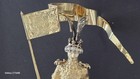 Rare Large Antique Hanau Sterling Silver German Silver Knight Figure