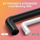 Black Pegboard Hooks 30 Pcs 2 4 6 Inch Peg Board Organizer Accessories With R   