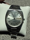 1960s Omega Seamaster Men s Watch Vintage Silver Dial Automatic Day Date 166 036