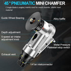 Mini Pneumatic Chamfering Machine  30000 Rpm Portable Air Beveling Machine With