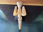 Pacific Northwest Tlingit Haida Wood Carved Amulet Pendant Raven Crow