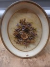 Framed Dried Flowers Home Decor    Vintage Oval  6   8  Frame