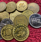 Lot Of 15 Nice Vintage Amusement Tokens Bulk Collection B22