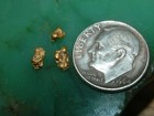 3 Natural Gold Nuggets California Gold  56 Gram