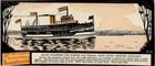 Antique C1920s-30s  seeing Seattle By Water Travel Brochure map 
