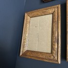 Lot Of 3 Vintage Solid Wood Carved Ornate Hanging 5x7 Picture Photo Frame Set