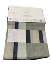 Threshold Green Modern Geo 100  Cotton 72  Shower Curtain