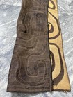 Vintage Africa Kuba Cloth African Textile Mud Cloth Handstitched Raffia Decor