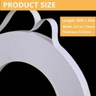 10mmx25m Thin Double Sided Tape Strong Adhesive Two 2 5  X82ft  1 Roll 