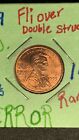 1999 1c Lincoln Cents Error Flip Over Double Struck Rare