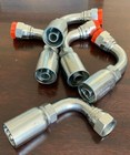 08u-670 After Market Hydraulic Hose Fitting 1 2  Hose 90 Elbow 5 8  Female Jic 