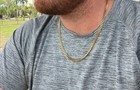 Miami Cuban  Necklace 18k Gold Stainless Steel 5 Mm Nickel-free 22inch Chain 