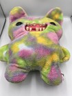 Fuggler Bigg Fugg Screech 18    Funny Ugly Monster   Multi Color Tie Dye Plush