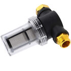 Garden Hose Inlet Filter Inline Water Pressure Washer Washing Machine Sediment