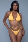 Womens Abigail Brazilian Bathing Suit Bra Thong Beachwear Swimwear Bikini Set