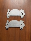 Daytona Beach Cast Vintage  Aluminum License Plate Topper  Set Of 2     5 75x3   
