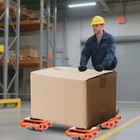 4pcs Machinery Mover 6 8 12 Ton Heavy Duty Machine Dolly Equipment Roller Skates