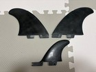 Fcs Ii Power Twin   1 Pg Surfboard Fin Set - Black Performance Glass 2 1