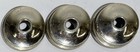Bach 1810s Heavy Weight Trumpet Valve Cap Set W case - Silver-plated