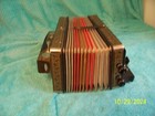 Hohner Vintage Diatonic Button Box Accordion 1 Row 2 Stops Key Of C  Ha-112