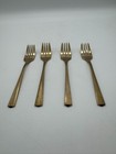 Set Of 4 Vintage Dirilyte Dirigold Empress Salad Forks 6 