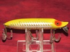 Vintage Heddon Vamp Fishing Lure Yellow Shore