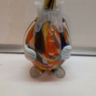 Murano Clown Decanter 8 5  Has Head Stopper  Hand Blown Glass Collectible Art 