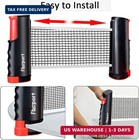 Fbsport Ping Pong Paddle Set  Portable Table Tennis Set With Retractable Net rac