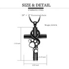 Pet Paw Print Cross Urn Necklace For Ashes For Dog cat Cremation Jewelry Memo   